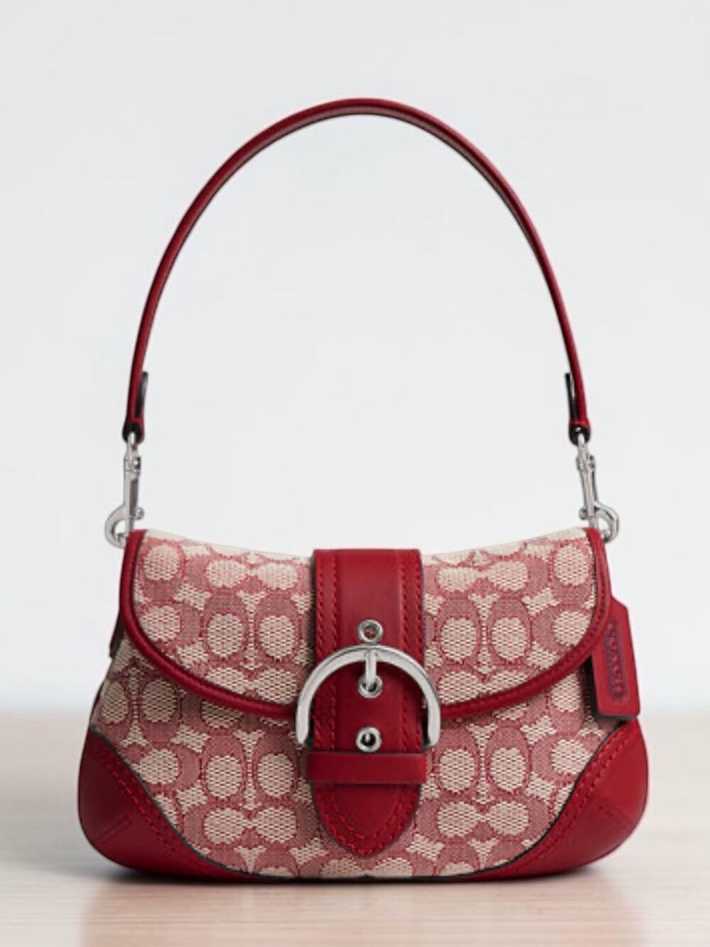 NWT Coach CY932 Soho Signature Jacquard Flap Bag